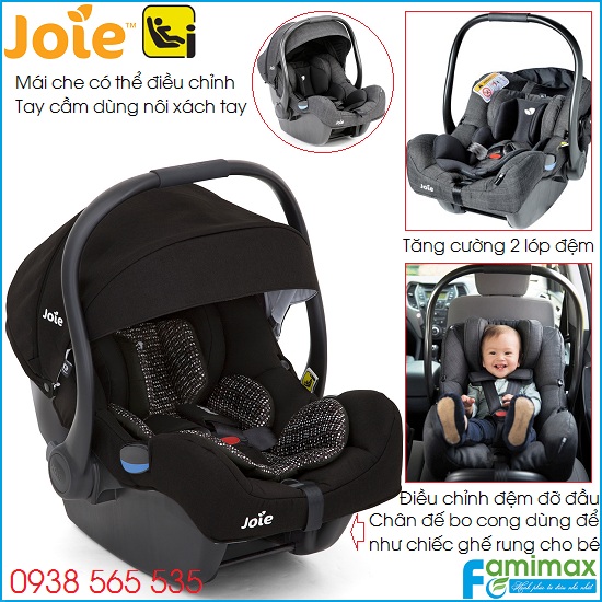 Ghế ngồi ô tô Joie I-Gemm cho trẻ sơ sinh đến 13kg