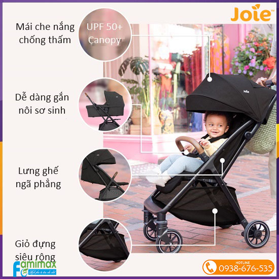 Xe đẩy gấp gọn Joie Pact Pro