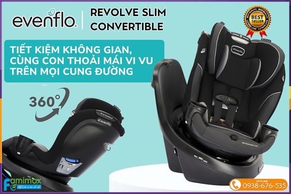 Ghế ngồi ô tô Evenflo Revolve360 Slim