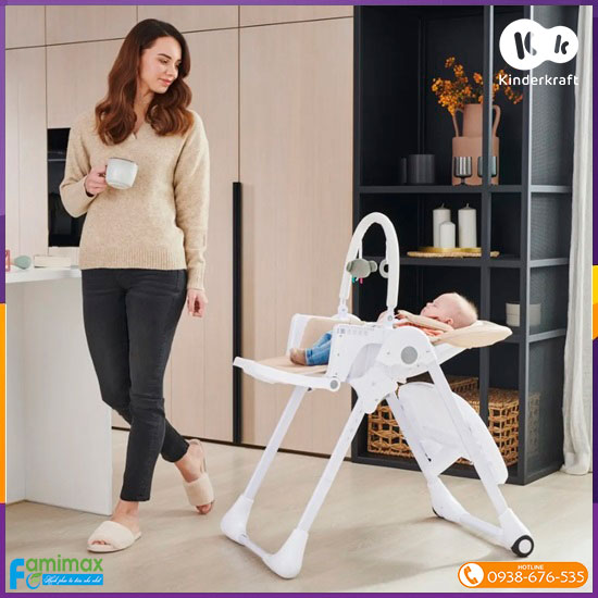 Ghế ăn đa năng 2in1 Kinderkraft Tummie