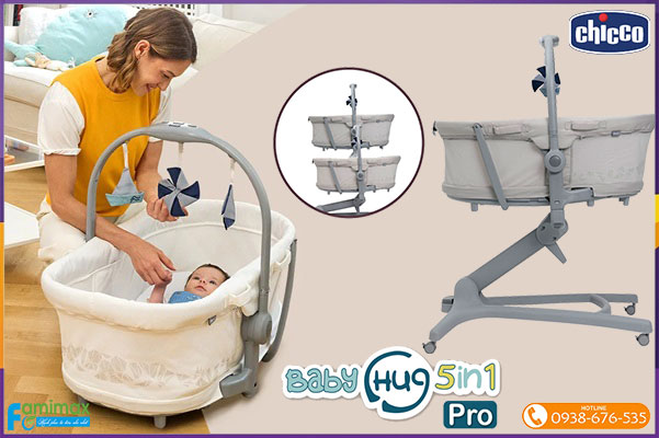 Ghế nôi đa năng Chicco Baby Hug Pro