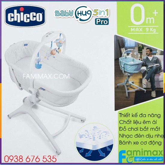 Ghế nôi đa năng Chicco Baby Hug Pro