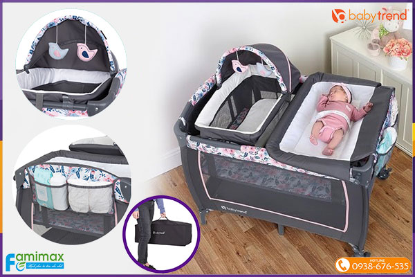 Nôi cũi Baby Trend Lil' Snooze Deluxe II