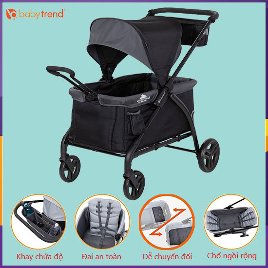 Xe đẩy Baby Trend Expedition LTE 2-in-1 Wagon