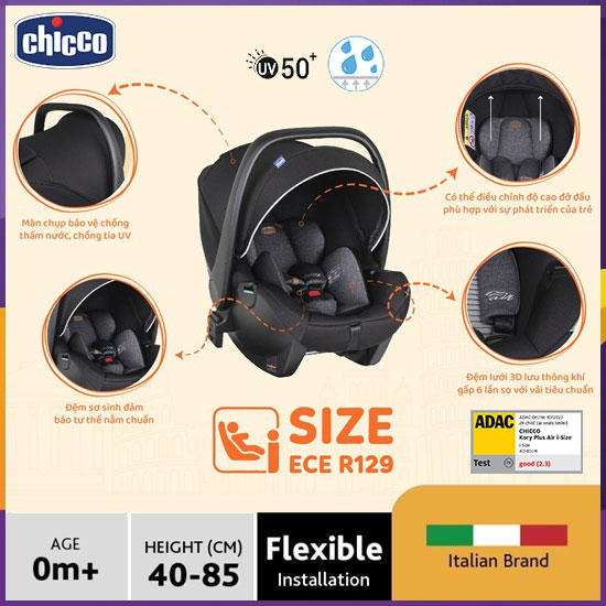 Ghế ngồi ô tô kiêm nôi xách tay Chicco Kory