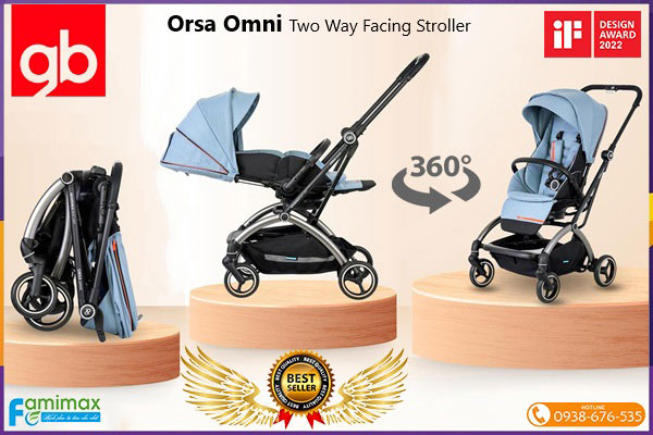 Xe đẩy GB Orsa Omni 360°