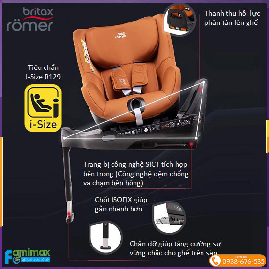 Ghế ngồi ô tô Britax Dualfix Pro 360 I-Size