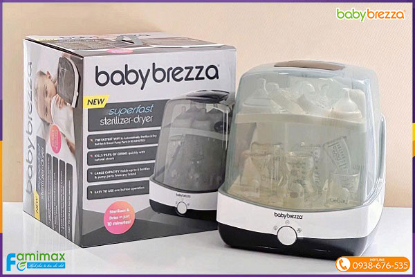 Máy tiệt trùng và sấy khô siêu tốc Baby Brezza