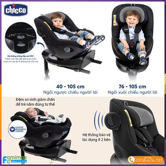 Ghế ngồi ô tô tô Chicco Seat105 i-Size