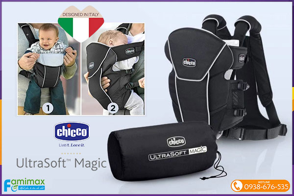 Địu trợ lực cho trẻ sơ sinh Chicco UltraSoft Magic 