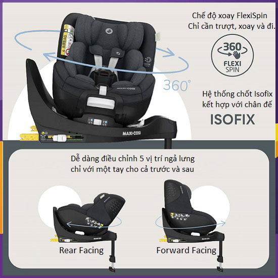 Ghế ngồi ô tô Maxi-Cosi Mica 360 Pro I-Size