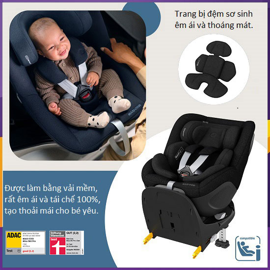 Ghế ngồi ô tô Maxi-Cosi Mica 360 Pro I-Size