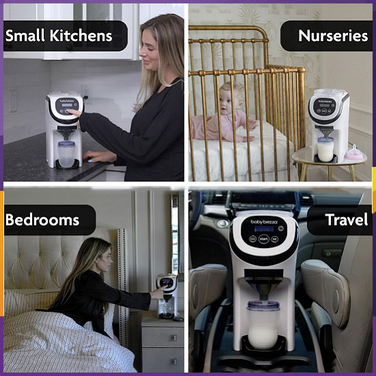 Máy pha sữa mini Baby Brezza Formula Pro