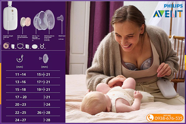 Máy hút sữa rảnh tay Philips Avent Hands-free