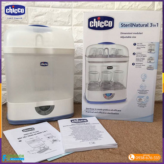 Máy tiệt trùng đa năng 3 in 1 Chicco