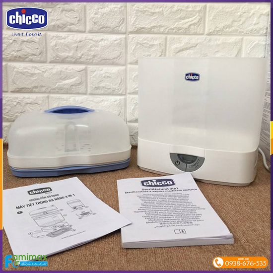 Máy tiệt trùng đa năng 3 in 1 Chicco