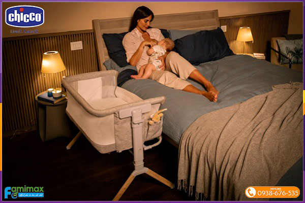 Nôi ngủ cạnh giường Chicco Next2Me Armonia