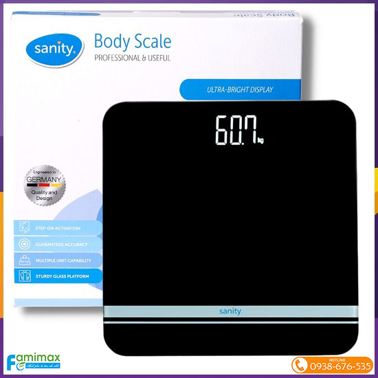 Cân sức khỏe điện tử Sanity S6403