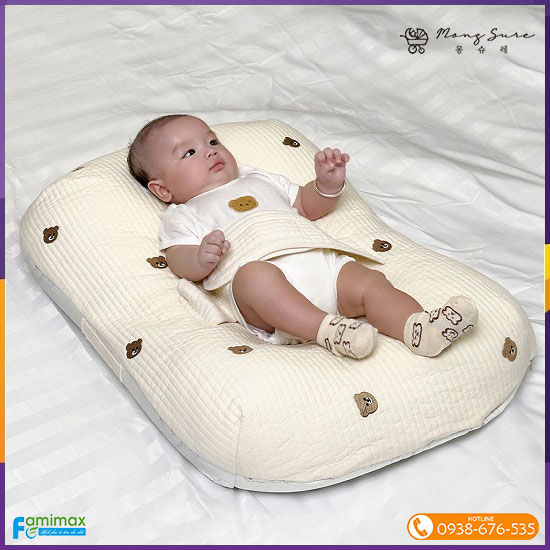 Đệm chống trào ngược cho trẻ sơ sinh Mongsure