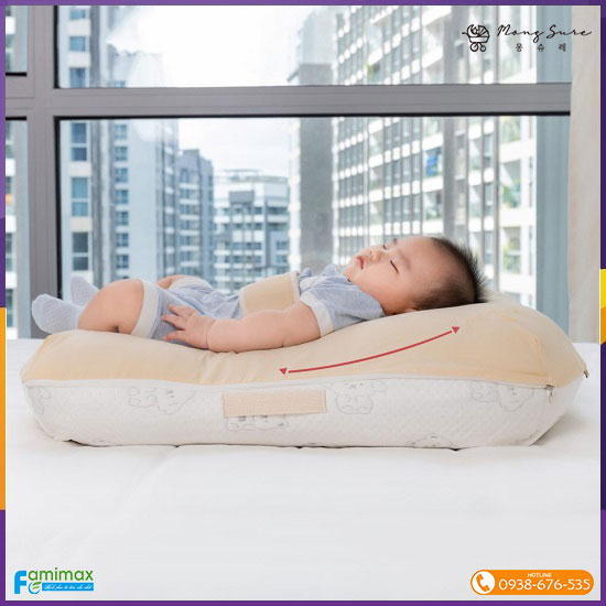 Đệm chống trào ngược cho trẻ sơ sinh Mongsure