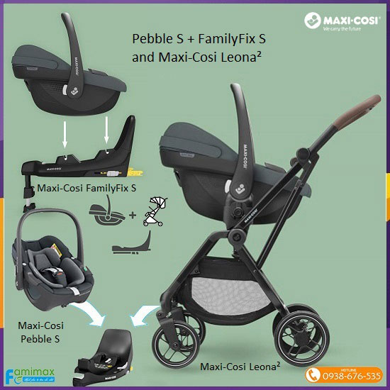 Ghế ngồi ô tô kiêm nôi xách tay Maxi-Cosi Pebble S