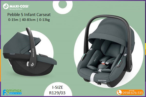 Ghế ngồi ô tô kiêm nôi xách tay Maxi-Cosi Pebble S