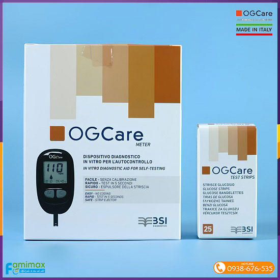 Máy đo đường huyết OG Care của BSI - Italia