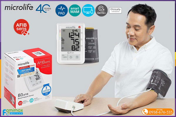 Máy đo huyết áp Microlife B3 AFib Advanced
