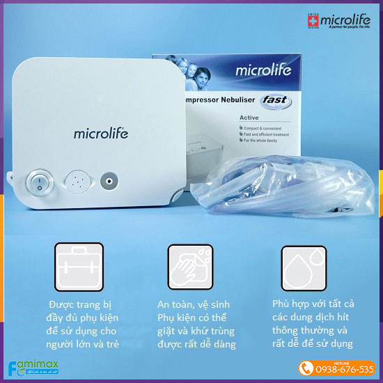 Máy xông khí dung tại nhà Microlife NEB-200