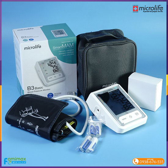 Máy đo huyết áp bắp tay Microlife B3 Basic
