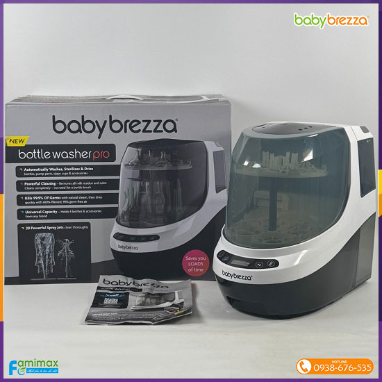 Máy rửa bình sữa tiệt trùng sấy khô Baby Brezza