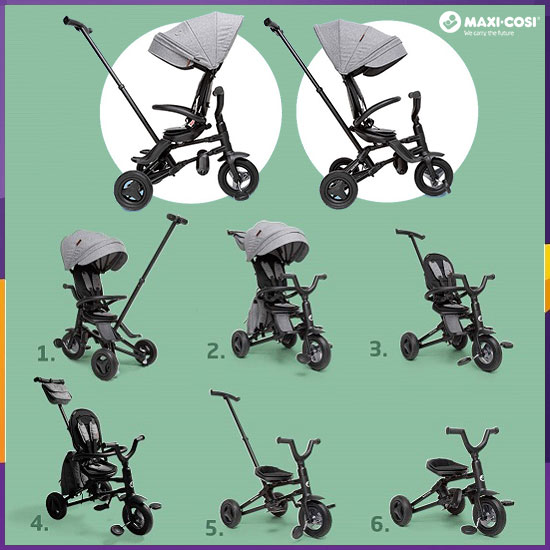 Xe đạp đẩy 3 bánh gấp gọn Maxi-Cosi