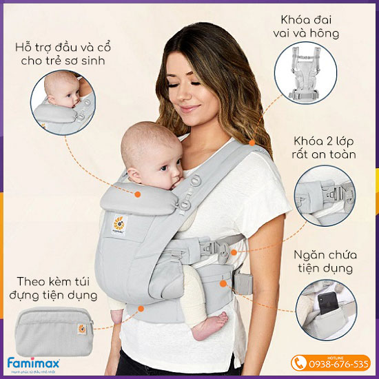 Địu Ergobaby Omni™ Dream Cotton