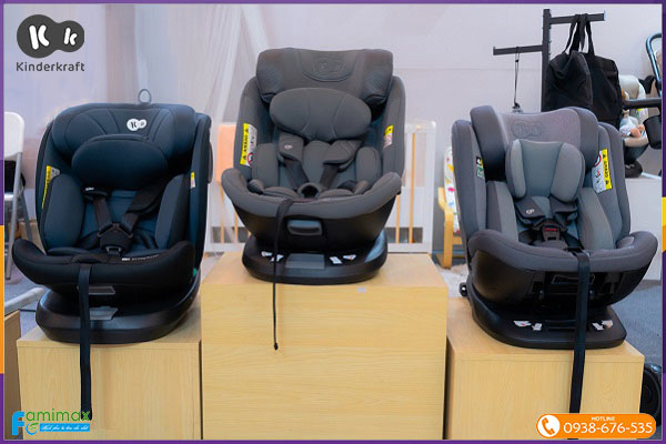 Ghế ngồi ô tô xoay 360 Kinderkraft Xpedition³