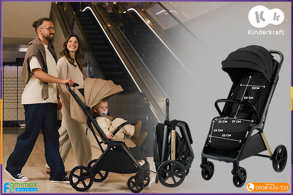Xe đẩy gấp gọn Kinderkraft Loom