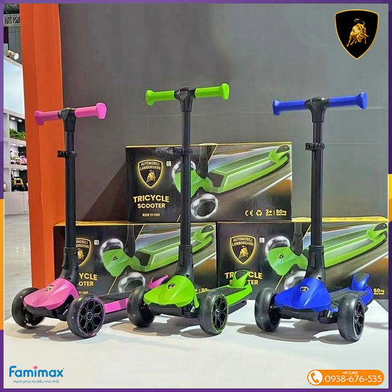 Xe trượt scooter gấp gọn Lamborghini L3
