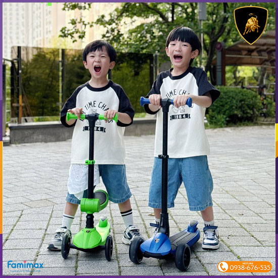 Xe trượt scooter gấp gọn Lamborghini L3