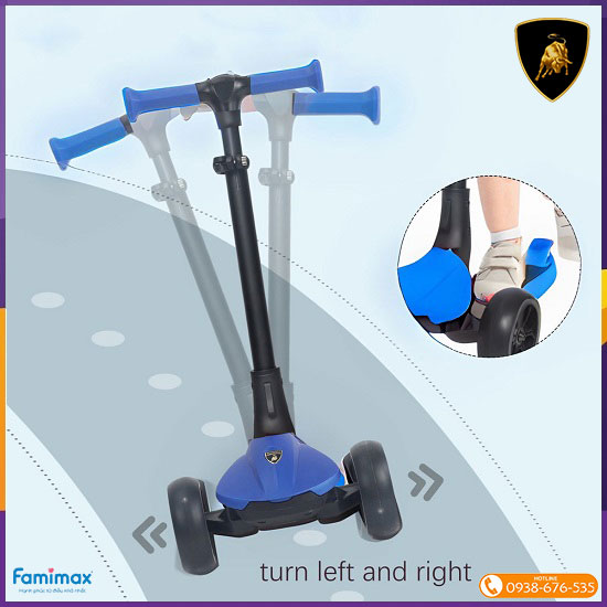 Xe trượt scooter gấp gọn Lamborghini L3