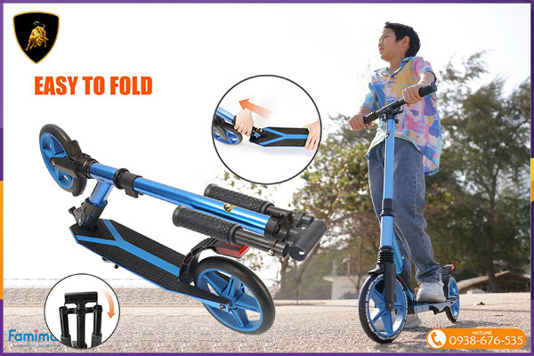 Xe trượt scooter gấp gọn Lamborghini L2-200