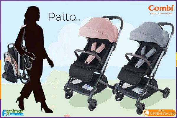 Xe đẩy Combi Patto gấp gọn