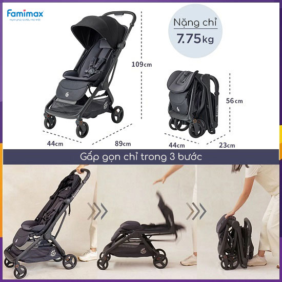 Xe đẩy Ergobaby Metro³ Deluxe