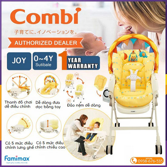 Ghế nôi đa năng Combi Joy