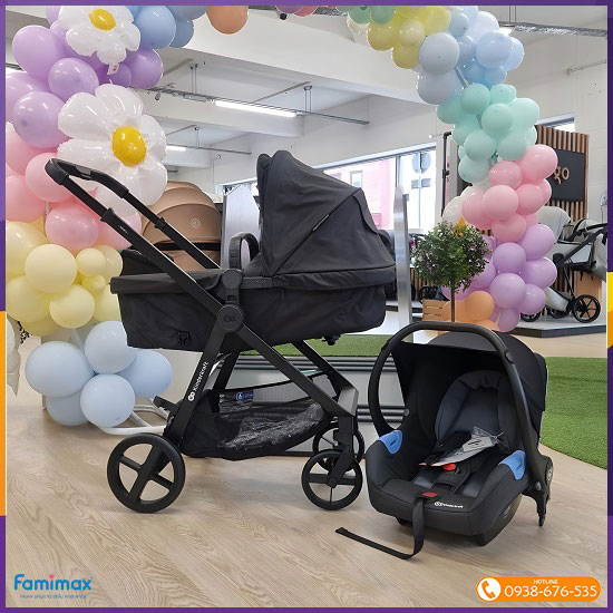 Bộ xe đẩy & ghế ô tô Kinderkraft Newly