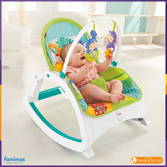 Mua ghế rung Fisher Price chính hãng ở đâu?