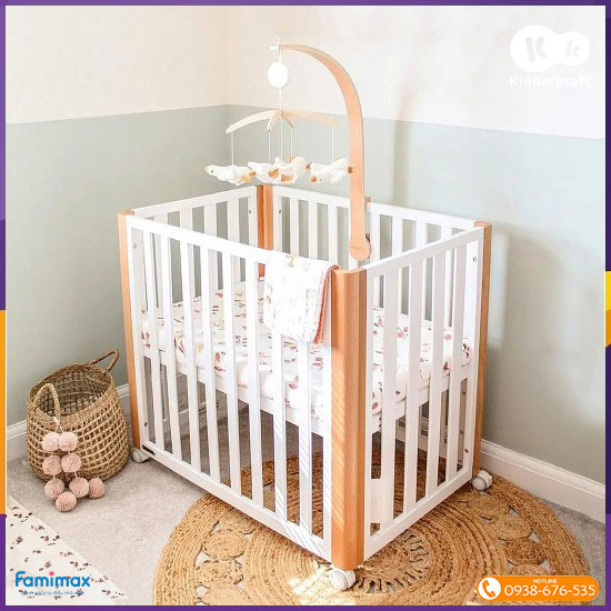Nôi ngủ cạnh giường Kinderkraft Koya
