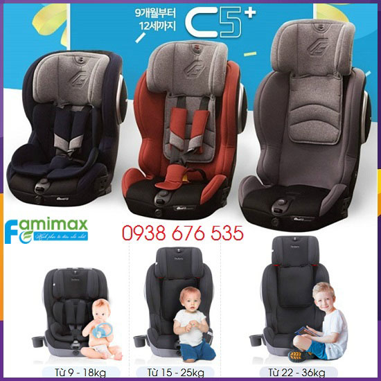 Ghế ngồi ô tô Fedora C5+ Isofix