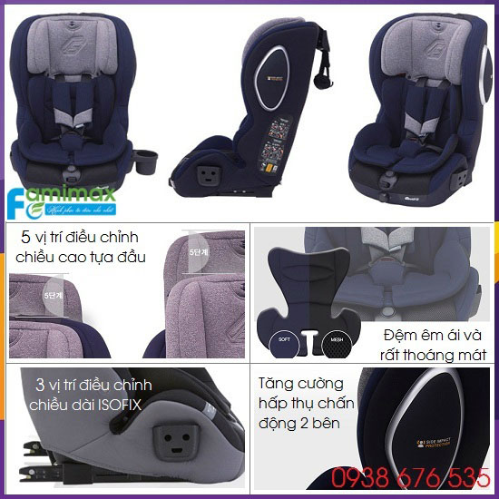 Ghế ngồi ô tô Fedora C5+ Isofix