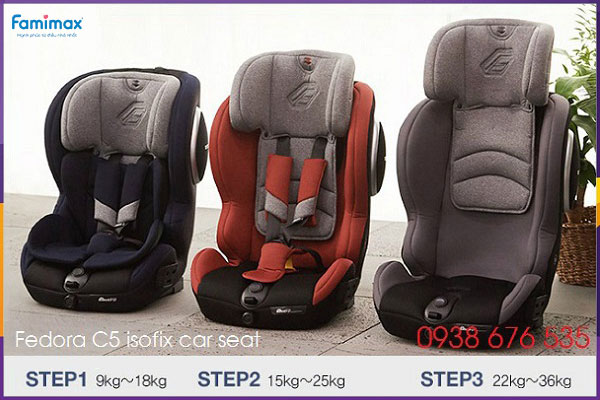 Ghế ngồi ô tô Fedora C5+ Isofix