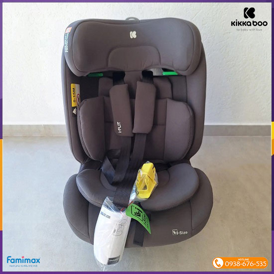 Ghế ngồi ô tô cho bé 1 tuổi KikkaBoo i-Flit
