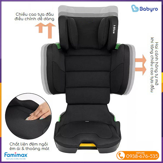 Ghế ngồi ô tô & nôi xách tay Reebaby Lullaby